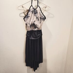 Curtain Call Costumes Black and Cream Ballerina Dancing Dress size SM